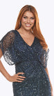 Long Stretch Sequins Dress 719