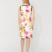 Floral Print V-Neck Dress 830