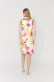 Floral Print V-Neck Dress 830