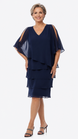 Chiffon Ruffled Layers Dress 1611