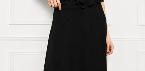 High-waist A-line Skirt 690