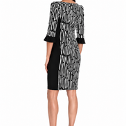 Statement Abstract Print Dress 1552
