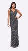 Floor Length Beaded Gown with Fishtail Skirt 268