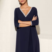 Knee-Length Shift Dress 1496