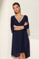 Knee-Length Shift Dress 1496