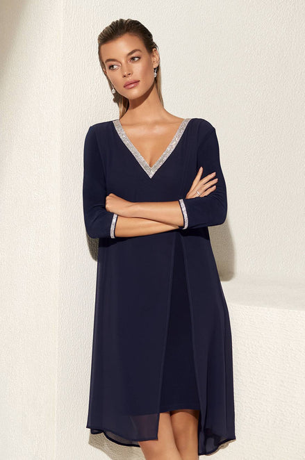 Knee-Length Shift Dress