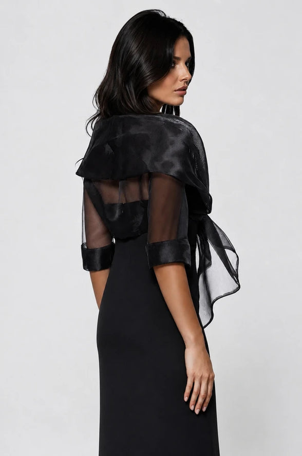 Organza Wrap With Sleeves 861