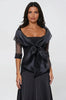 Organza Wrap With Sleeves 861