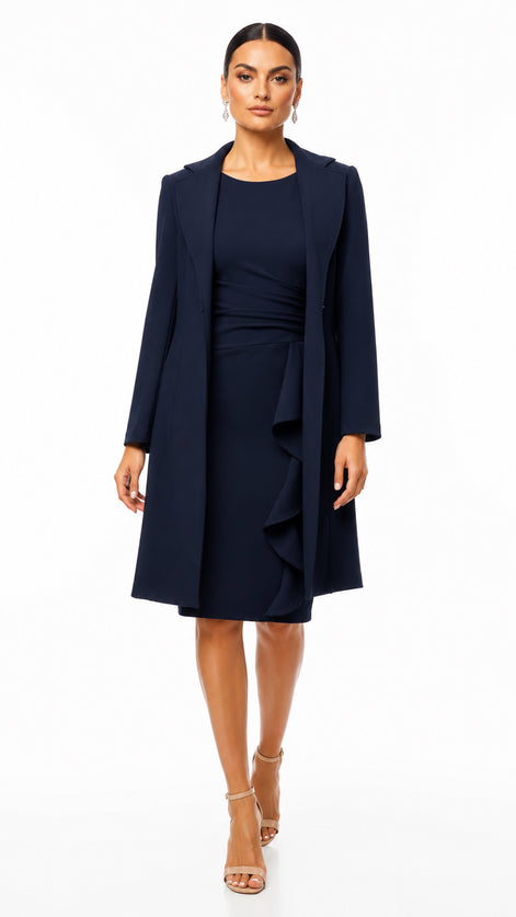 Stretch Crepe Dress and Jacket 634