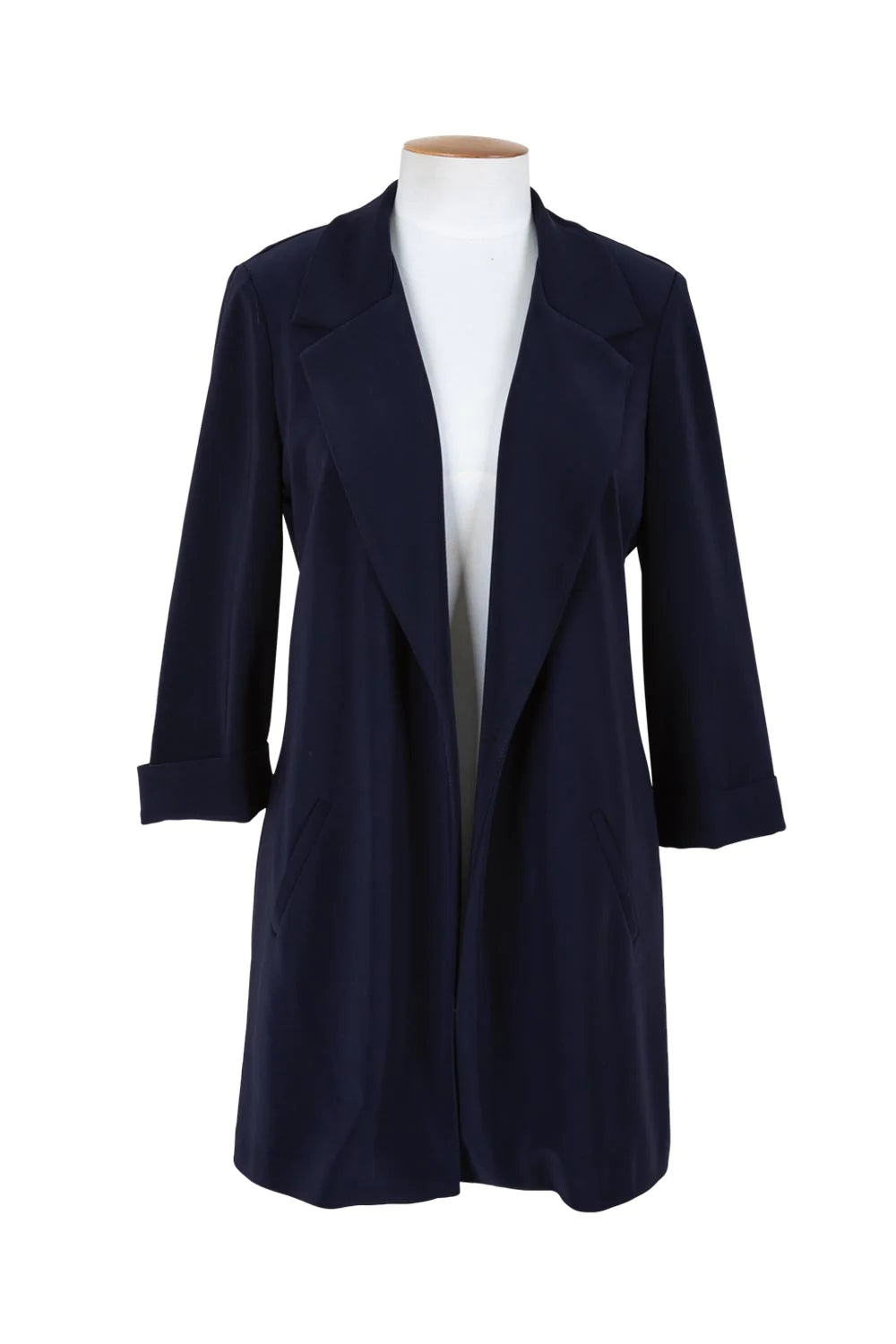 Long-line Open Blazer Jacket 823