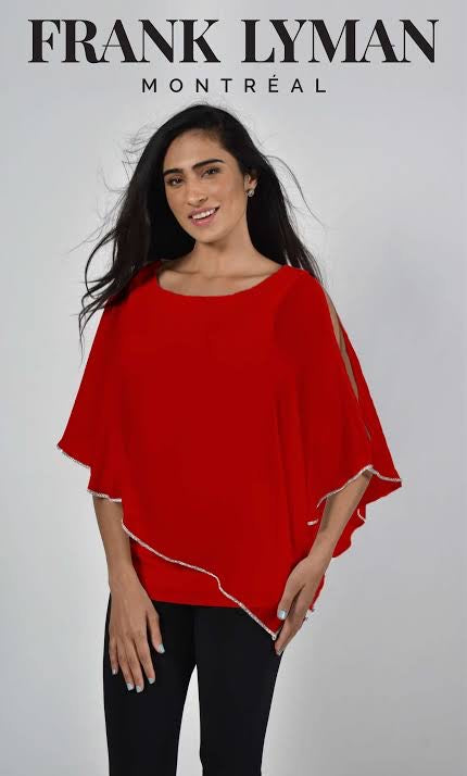 Diamante Trim Overlay Top