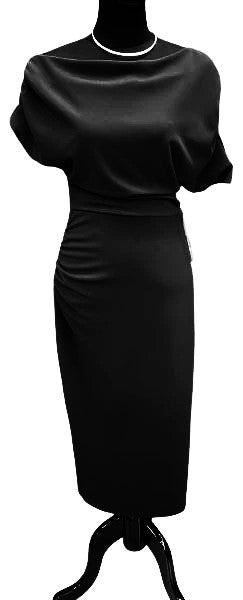 Special Occasion Off shoulder Black Dress 1539