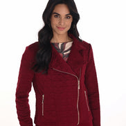 Zippered Jacket with Pocket Detail 805