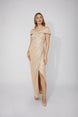 Off-shoulder Maxi Dress 807