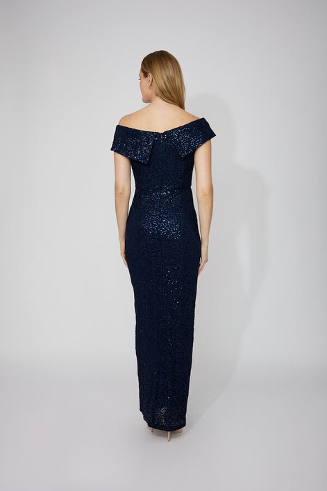 Off-shoulder Maxi Dress 807