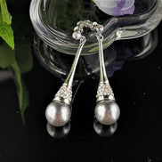 Dragon Tear Faux Pearl Earrings 11