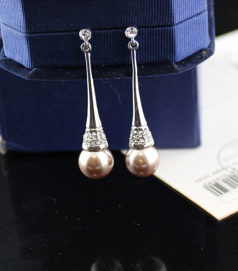 Dragon Tear Faux Pearl Earrings - SALE