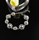 Faux Pearl and Rhinestone Link Bracelet 14