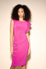 Figure Hugging Ruffle Dress - SALE