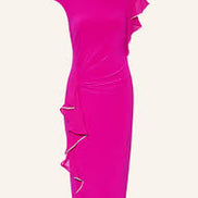 Figure Hugging Ruffle Dress - SALE 1533