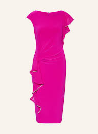 Figure Hugging Ruffle Dress - SALE 1533