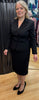 Chic Pencil Skirt with Matching Styled Jacket