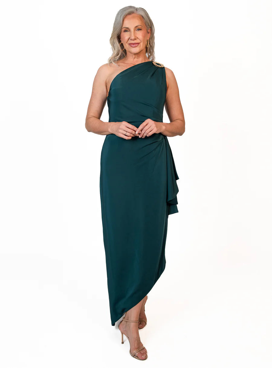 One Shoulder Maxi Gown