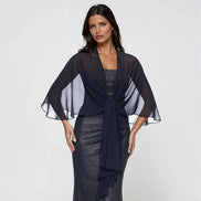 Chiffon Shawl-Wrap 9012