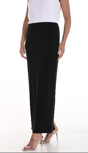 Sleek Long Knit Skirt