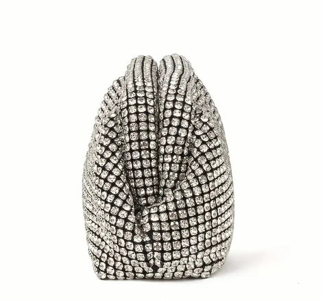 Rhinestone Clutch Bag with Chain 770