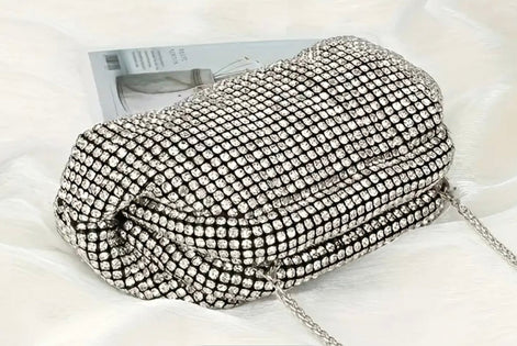 Rhinestone Clutch Bag with Chain 770