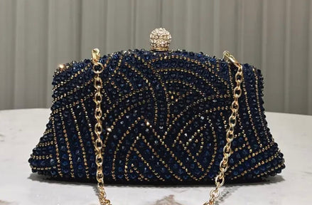 Crystal Clutch with Chain Strap 769