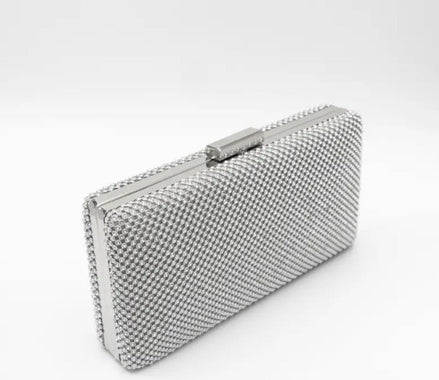 Diamante Clutch Bag with Detachable Chain 768