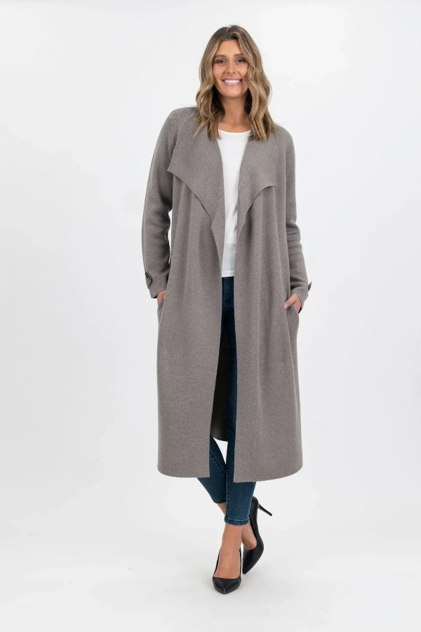 Essential Long Knitted Cardigan 777