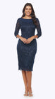Stretch Sequin Lace Dress 1615