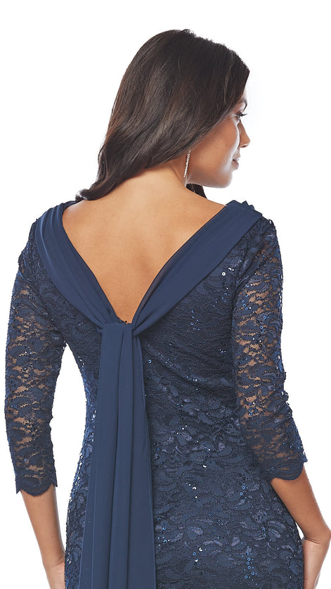 Stretch Sequin Lace Dress