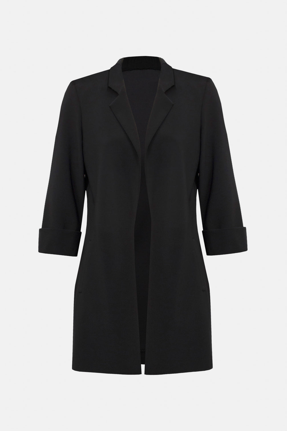 Black coat on a white background