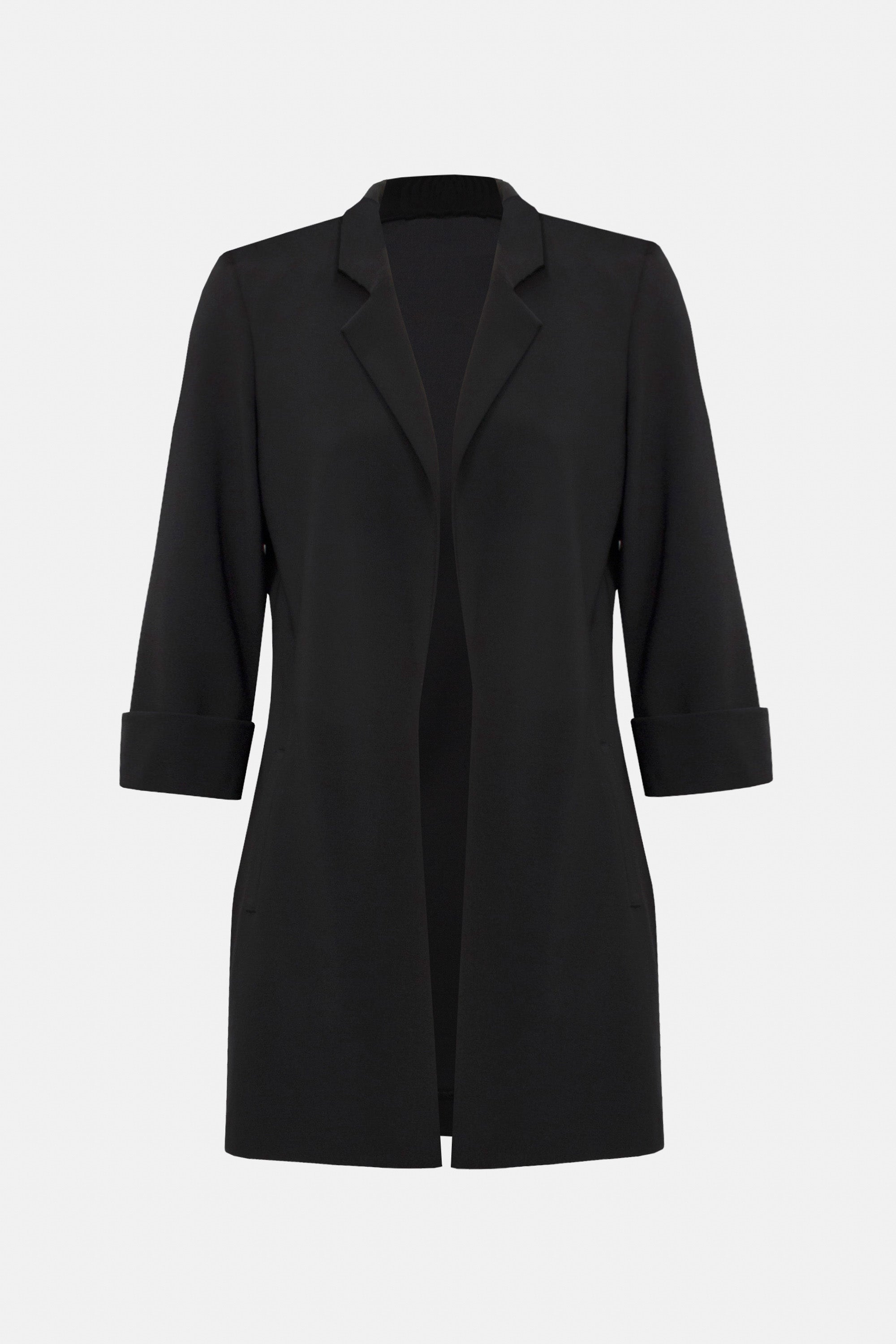 Black coat on a white background