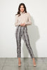 Fitted, Ankle Length Pants with Reptile Print