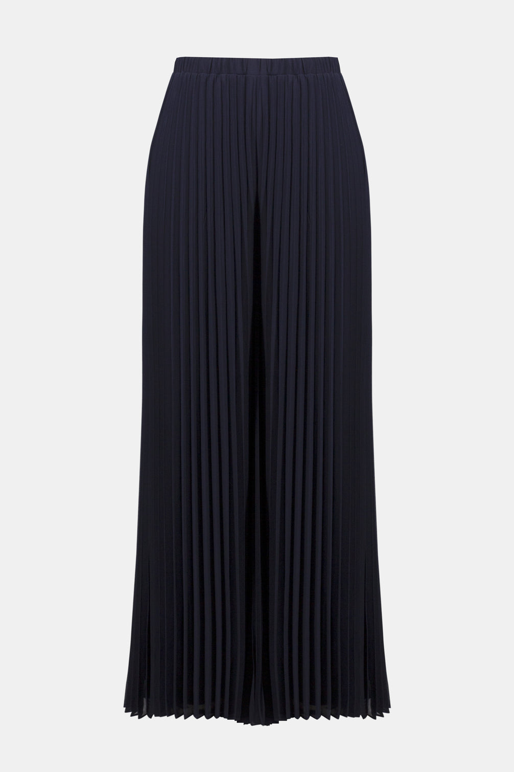 Black pleated skirt on a white background