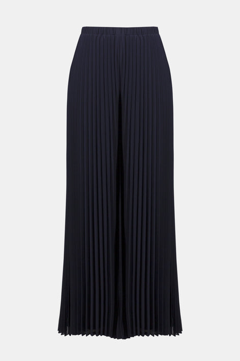 Black pleated skirt on a white background