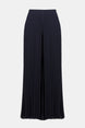 Black pleated skirt on a white background