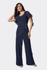 Jumpsuit with Flutter Sleeve and Diamante Detail 92
