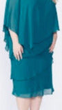 Chiffon Ruffled Layers Dress