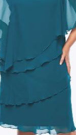 Chiffon Ruffled Layers Dress