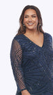 Two-Piece Suit with Layered Georgette Pant 602