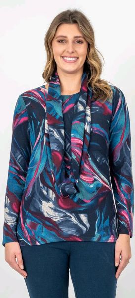 Top with Separate Cowl / Snood