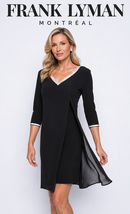 Knee-Length Shift Dress 1496