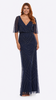 Long Mesh Beaded Dress 716