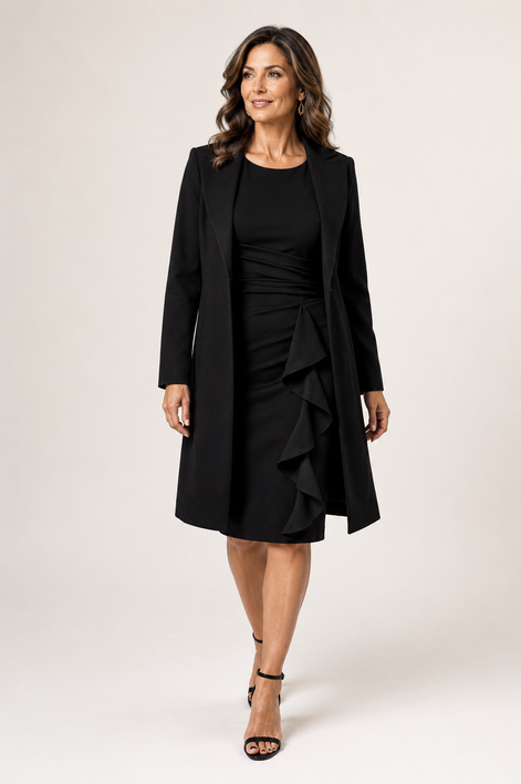 Stretch Crepe Dress and Jacket 634